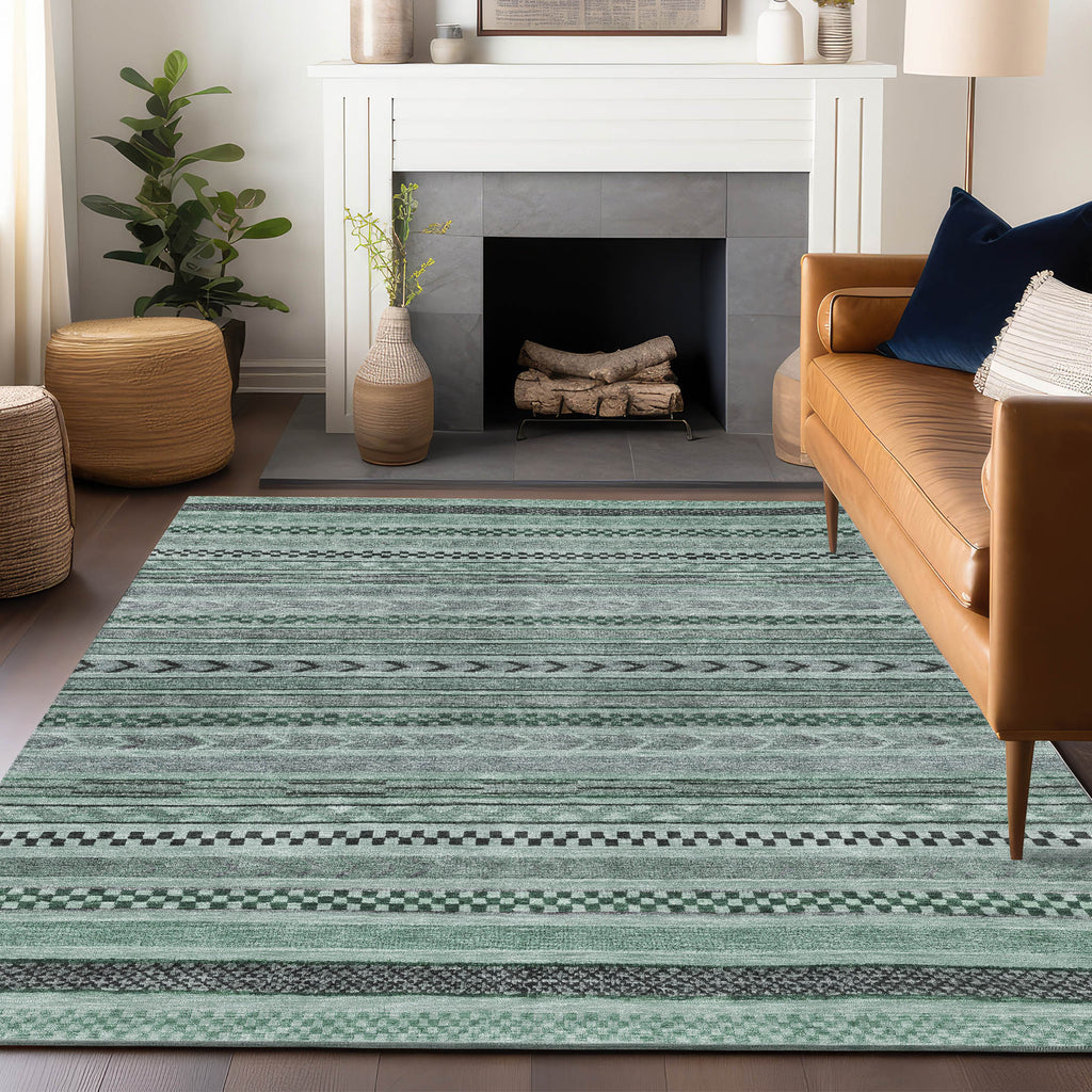 addison chantille acn1625 teal rug