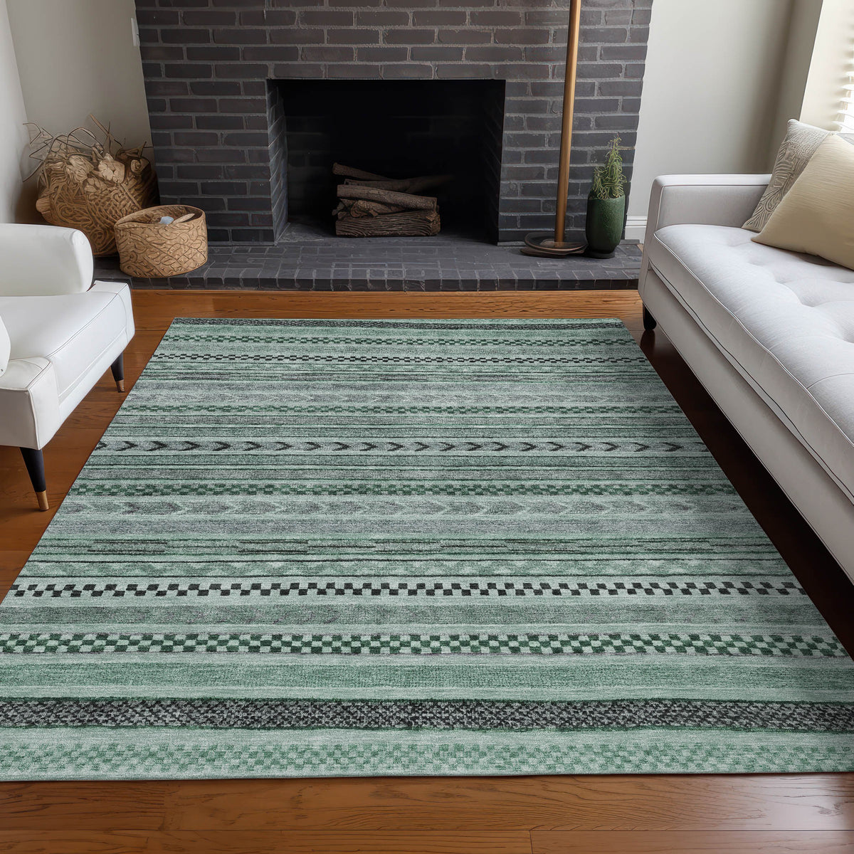 addison chantille acn1625 teal rug