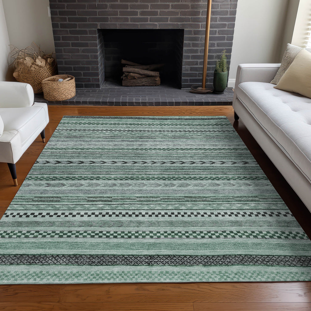 addison chantille acn1625 teal rug