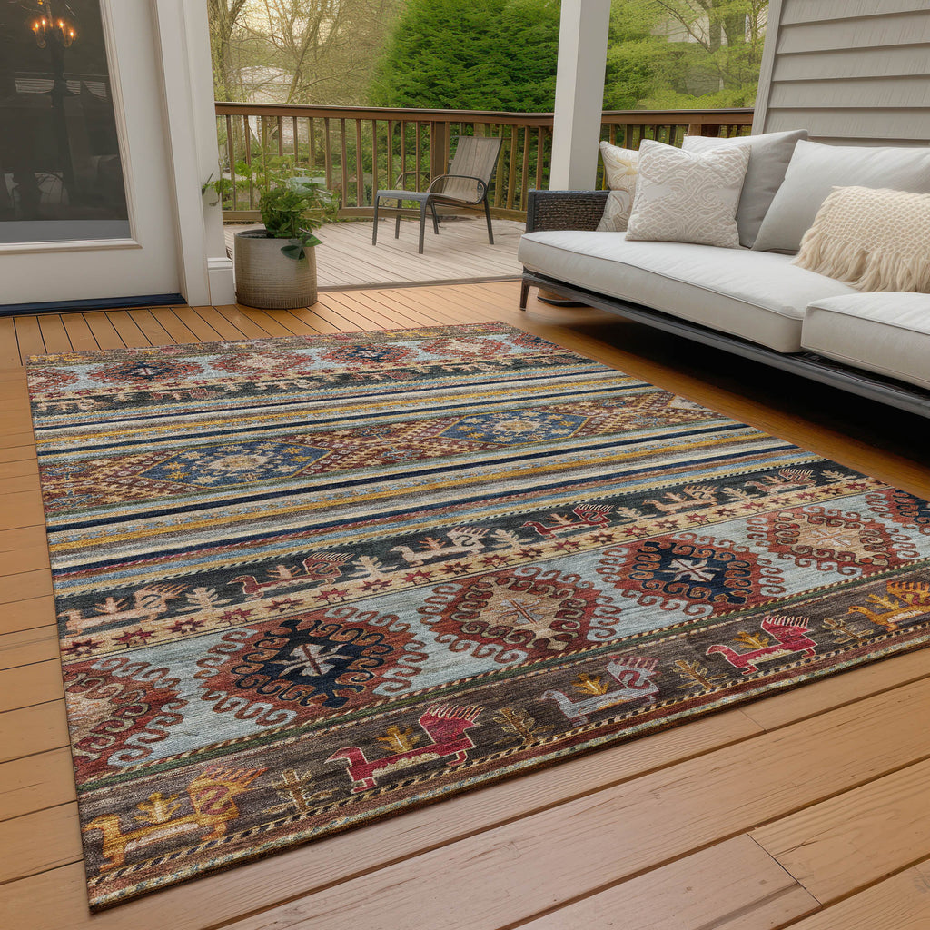 addison chantille acn1626 paprika rug