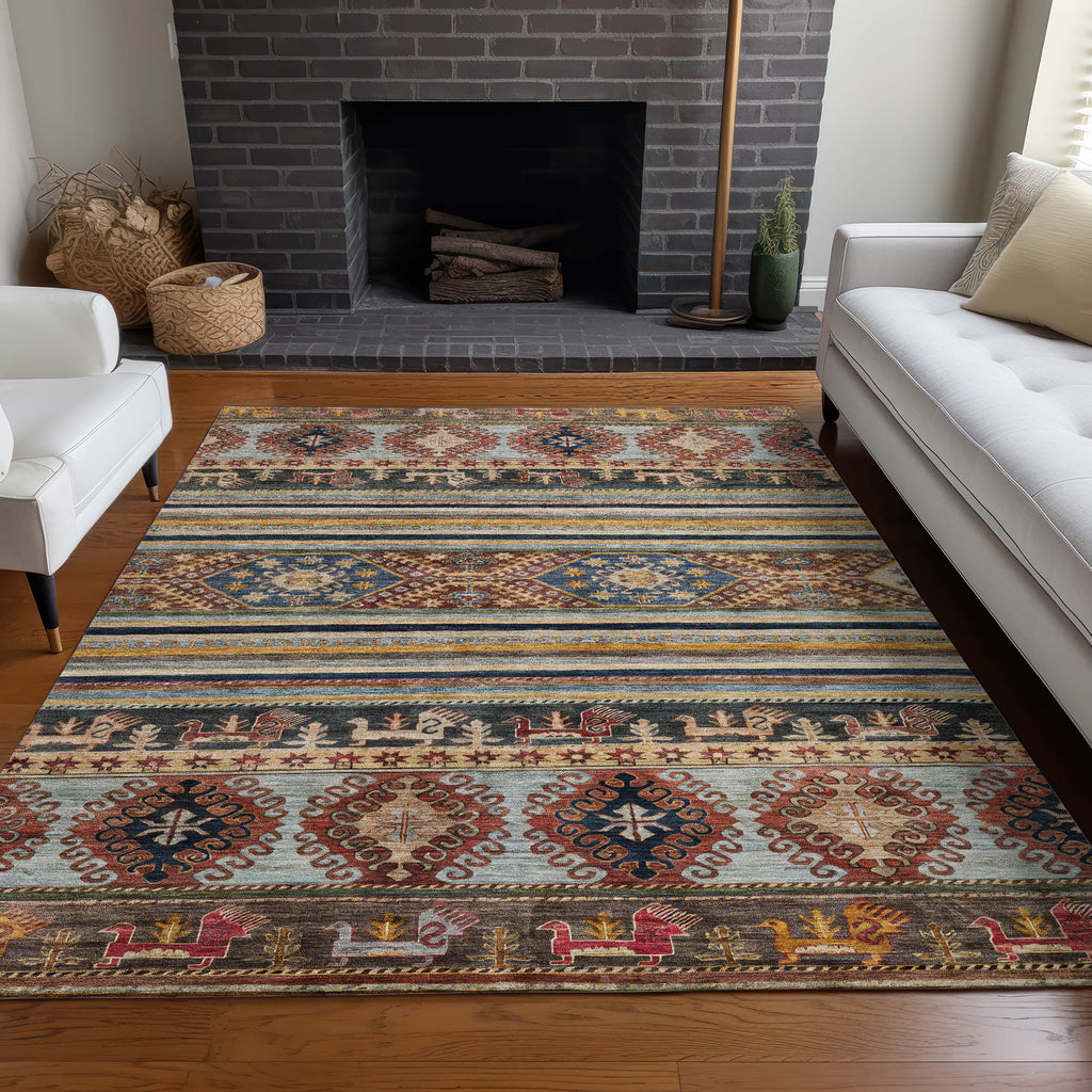 addison chantille acn1626 paprika rug