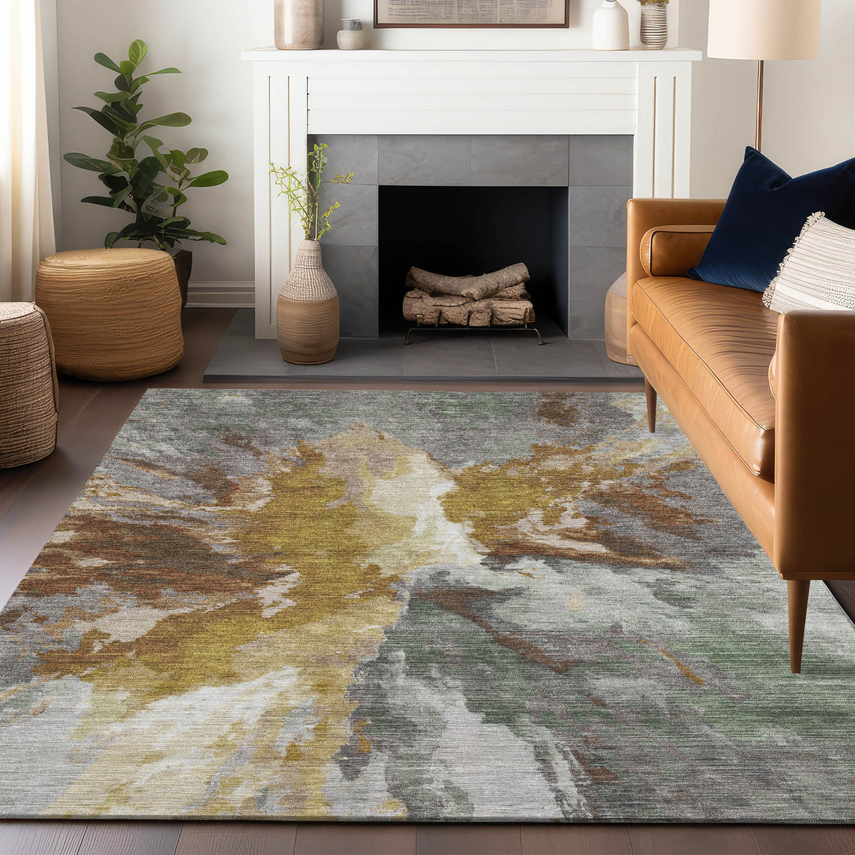 addison chantille acn1632 gold rug