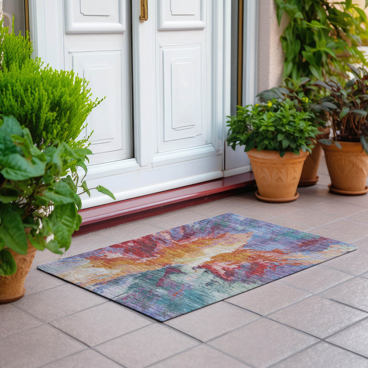 addison chantille acn1632 orange rug