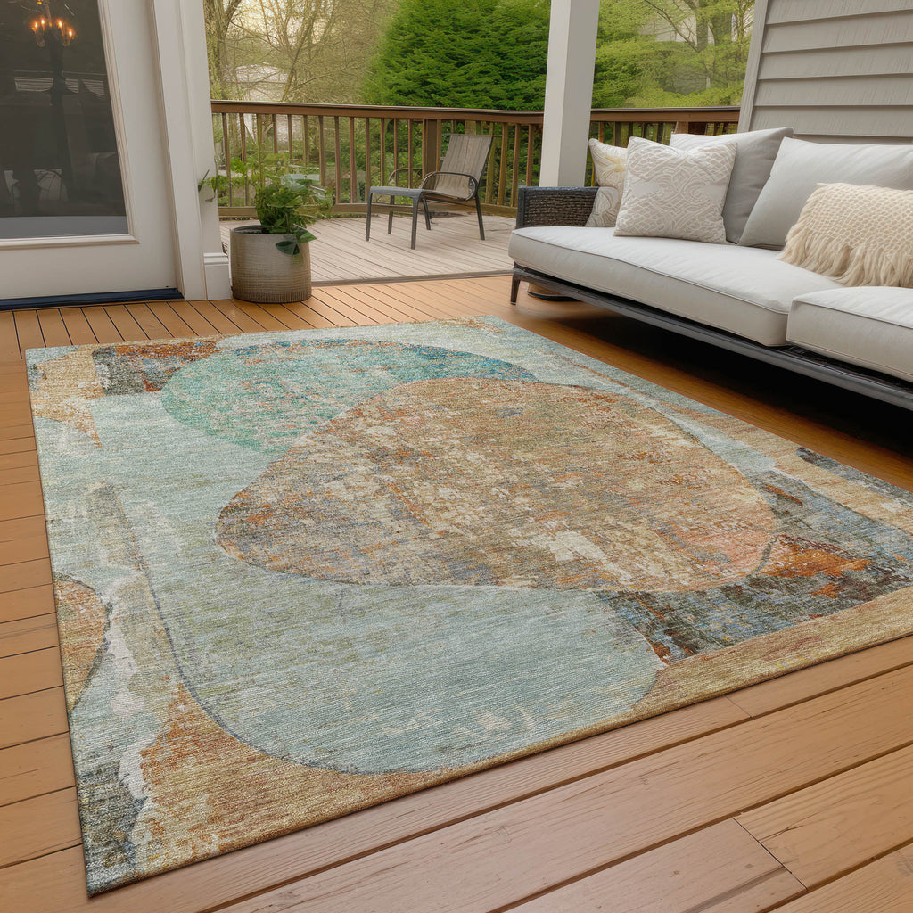 addison chantille acn1635 teal rug