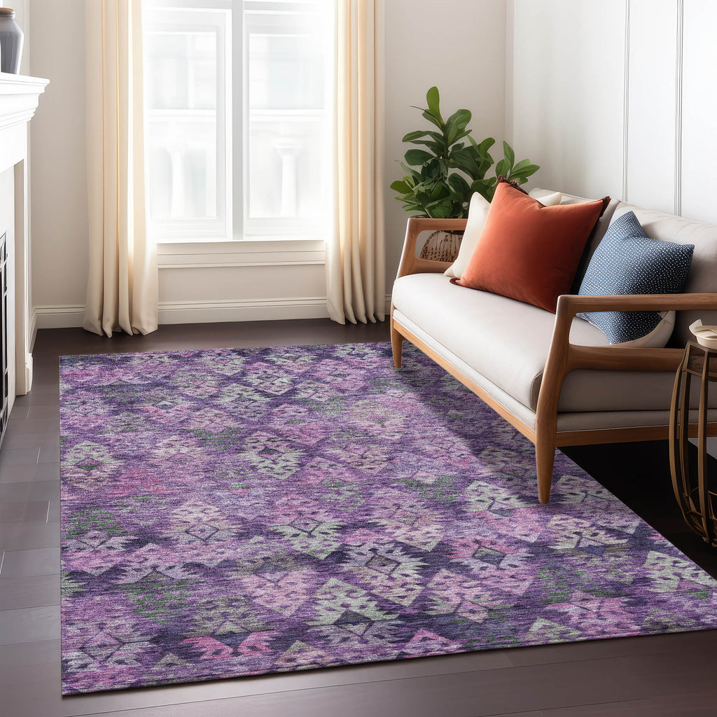 addison chantille acn1637 eggplant rug