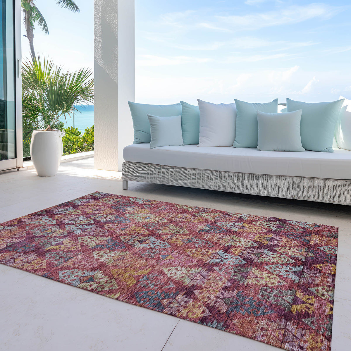 addison chantille acn1637 paprika rug