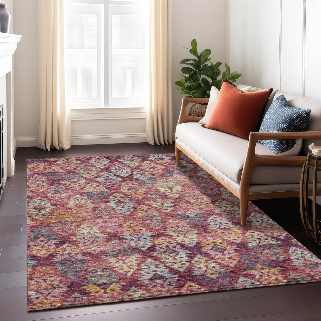 addison chantille acn1637 paprika rug