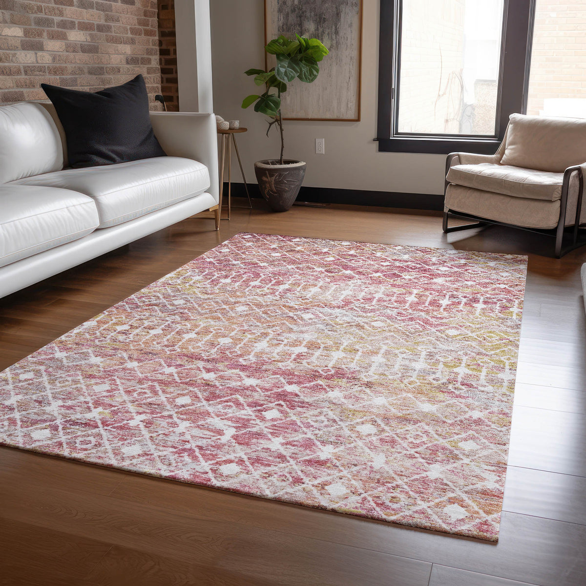 addison chantille acn1638 pink rug