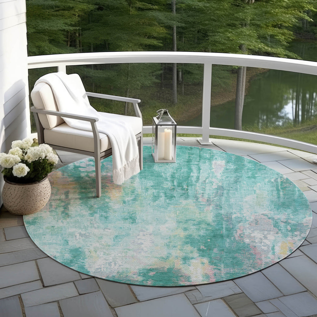 addison chantille acn1640 teal rug