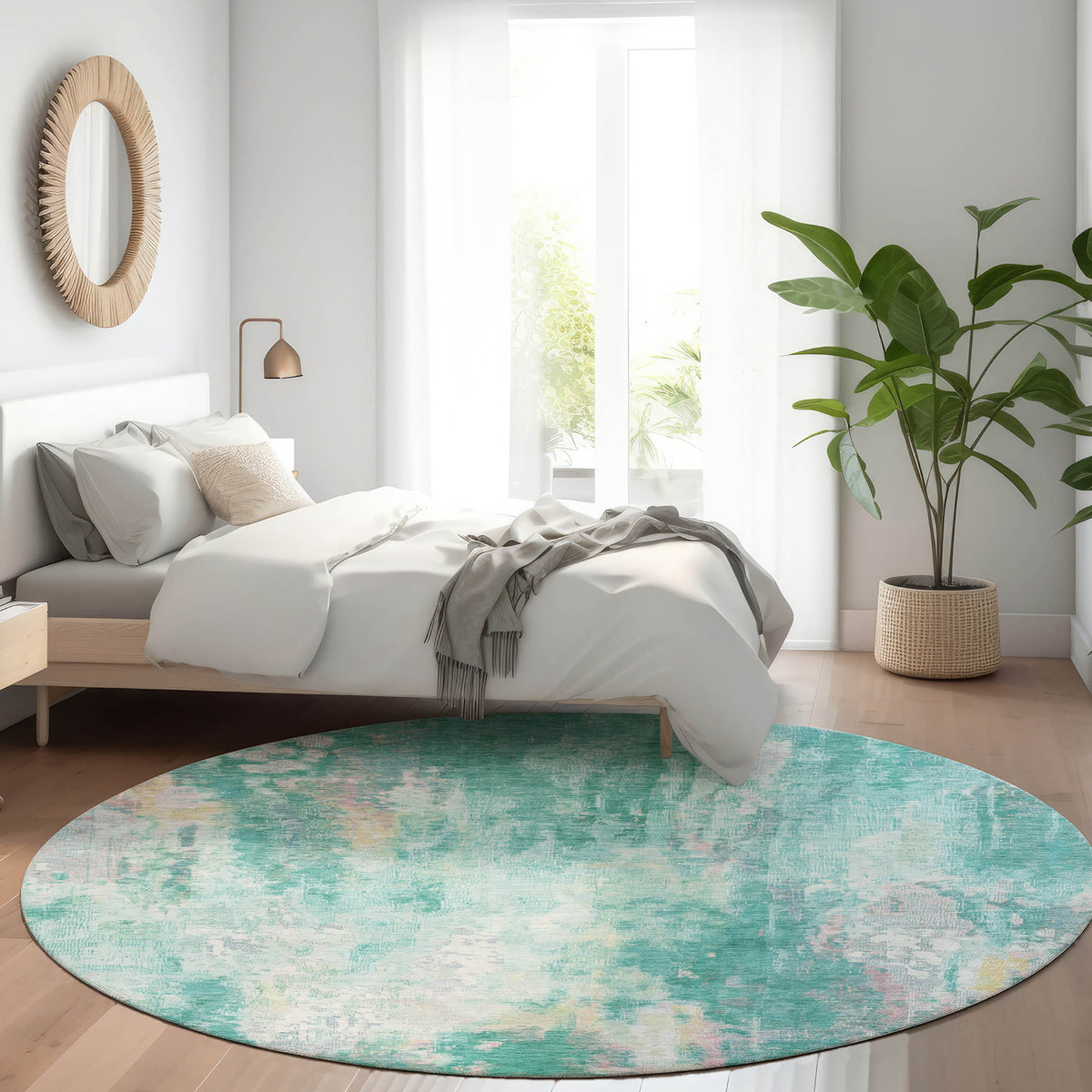 addison chantille acn1640 teal rug