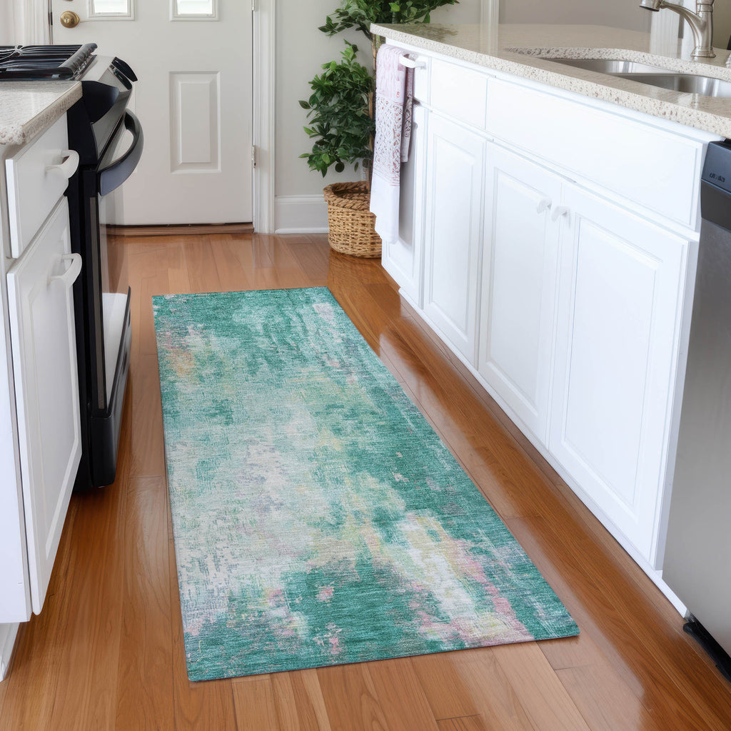 addison chantille acn1640 teal rug