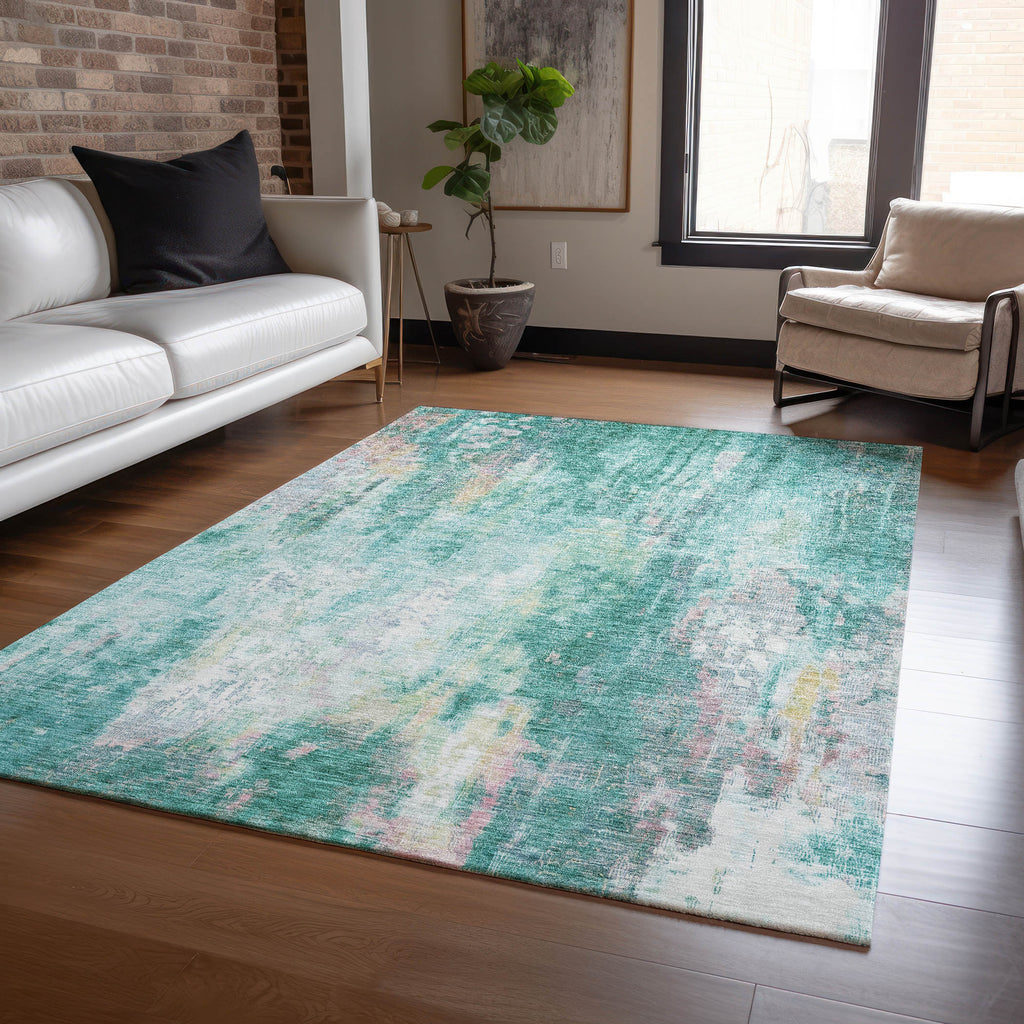 addison chantille acn1640 teal rug