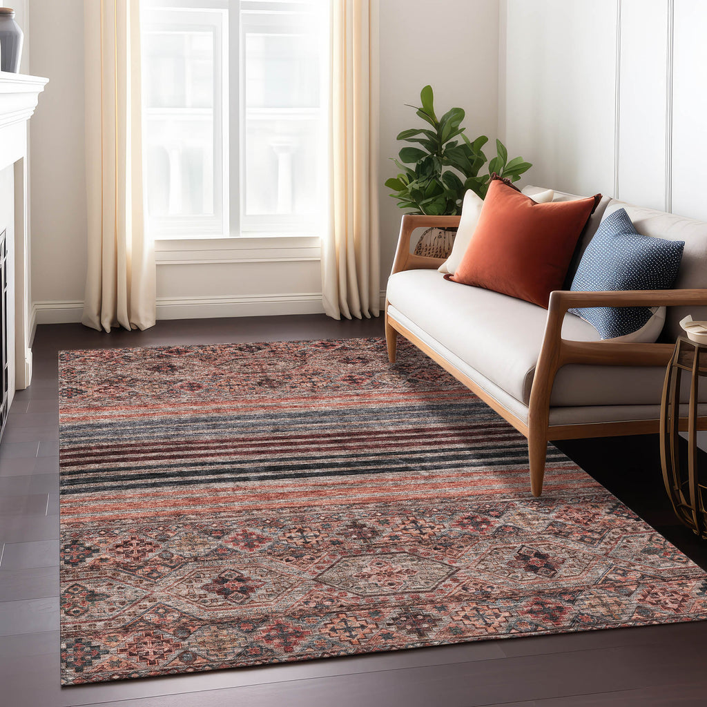 addison chantille acn1641 paprika rug