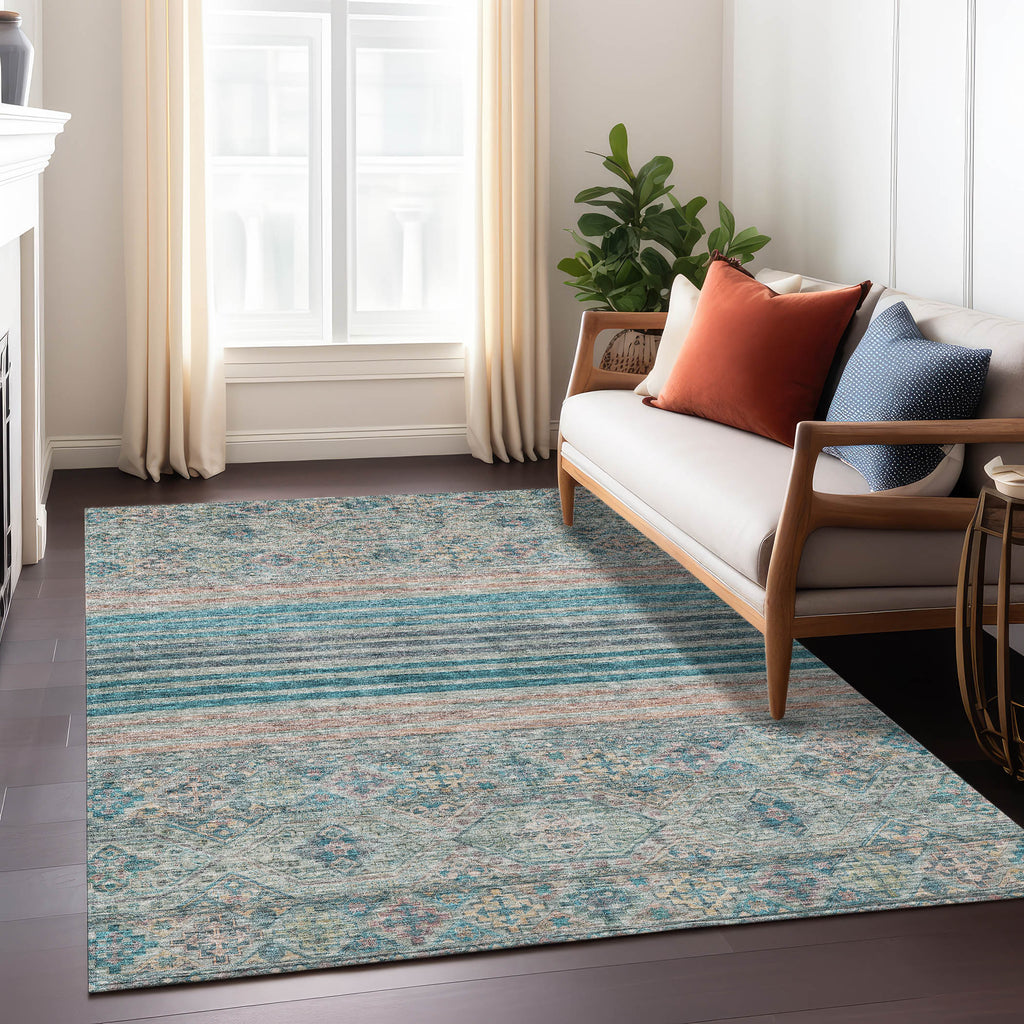 addison chantille acn1641 teal rug