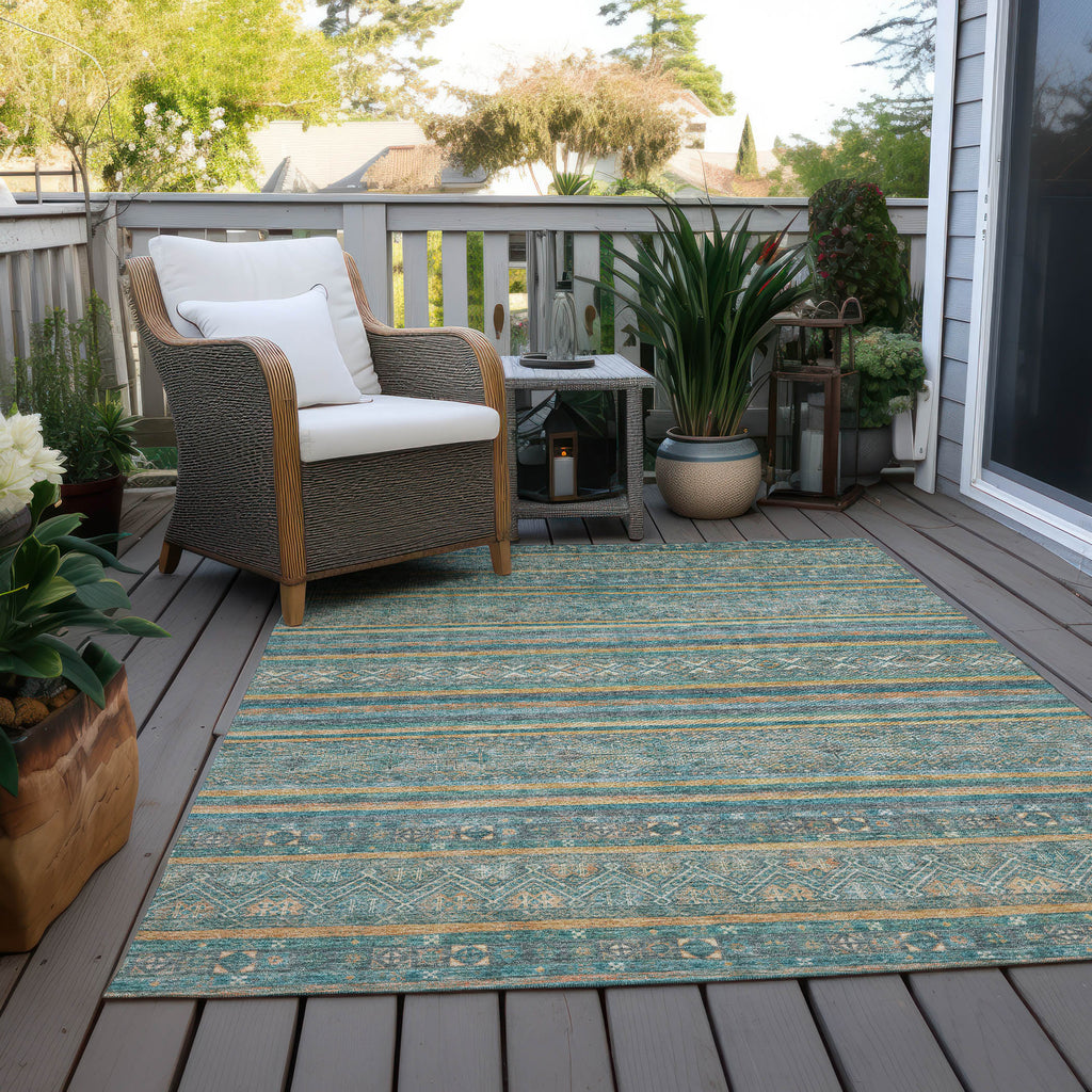 addison chantille acn1644 teal rug
