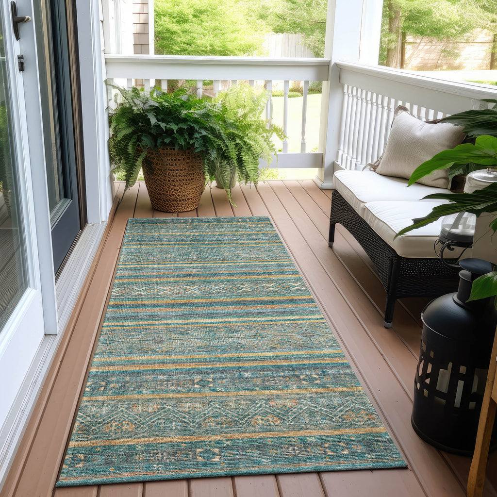 addison chantille acn1644 teal rug