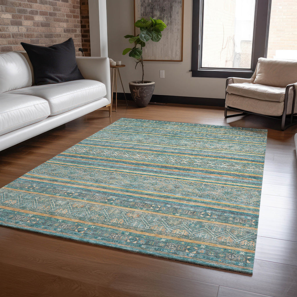 addison chantille acn1644 teal rug