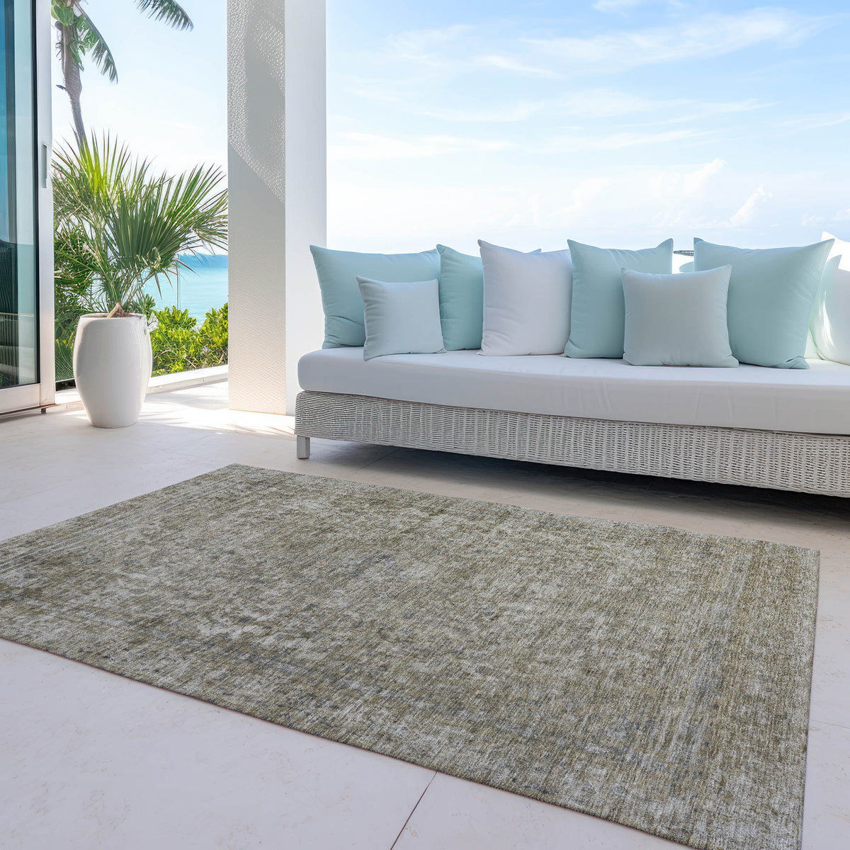 addison chantille acn1645 pewter rug