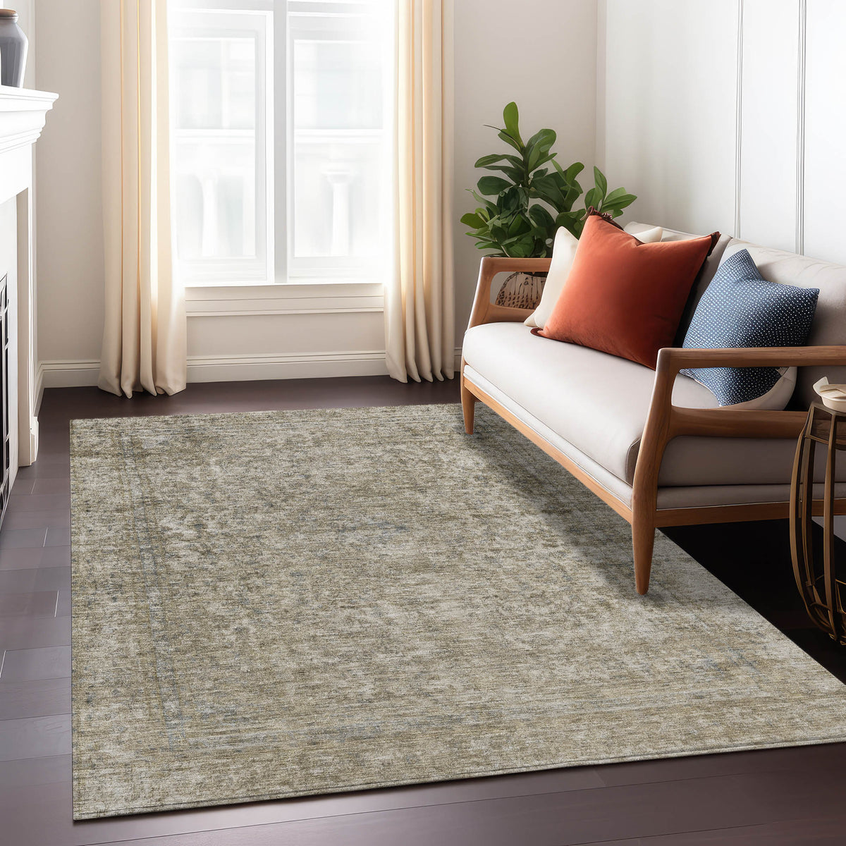 addison chantille acn1645 pewter rug