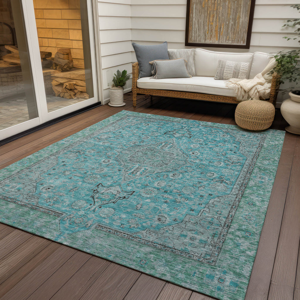addison chantille acn1651 aqua rug