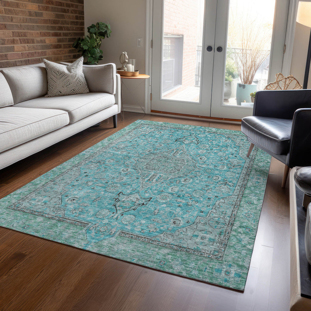 addison chantille acn1651 aqua rug