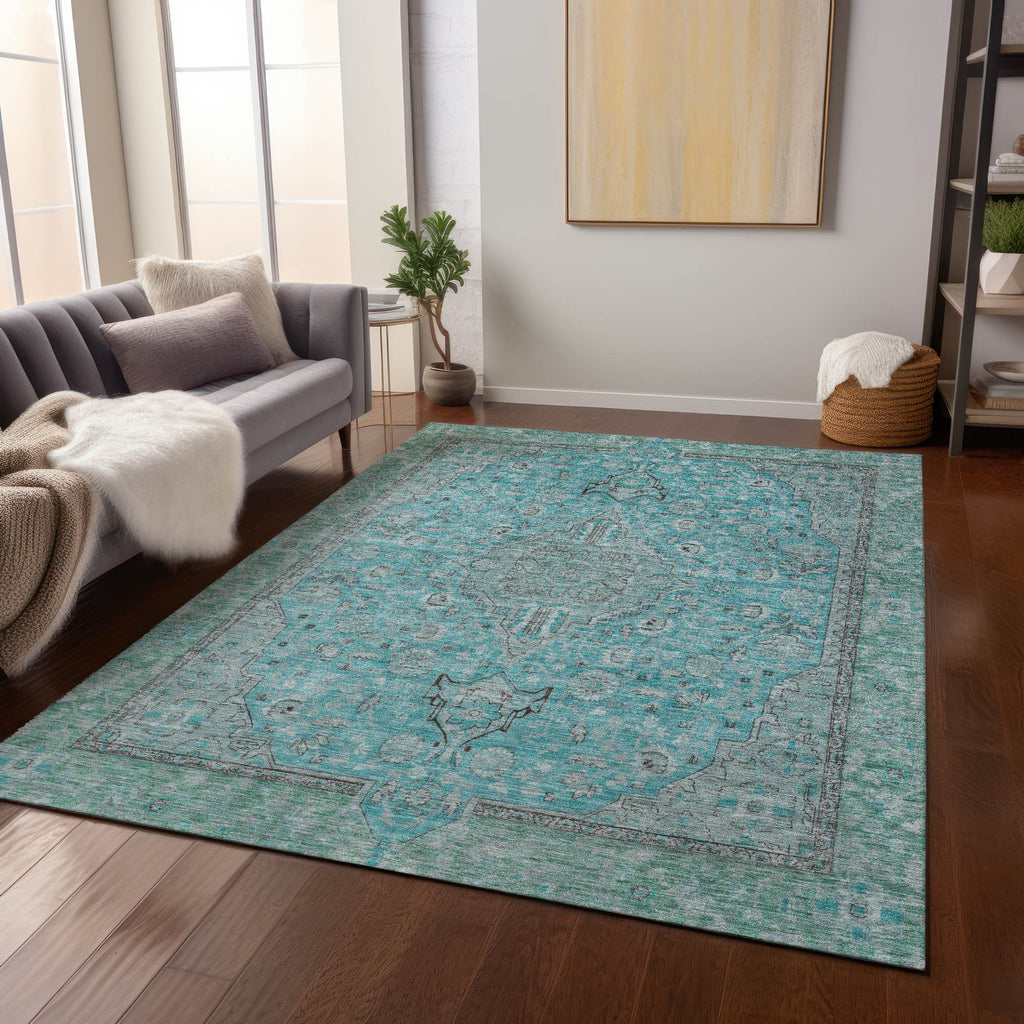 addison chantille acn1651 aqua rug