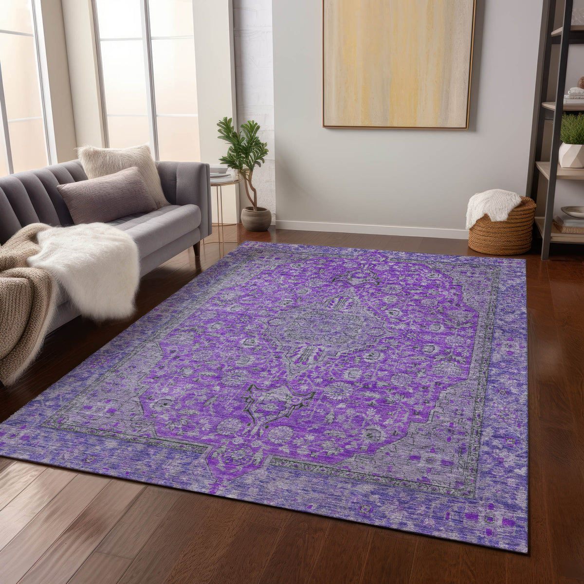 addison chantille acn1651 purple rug