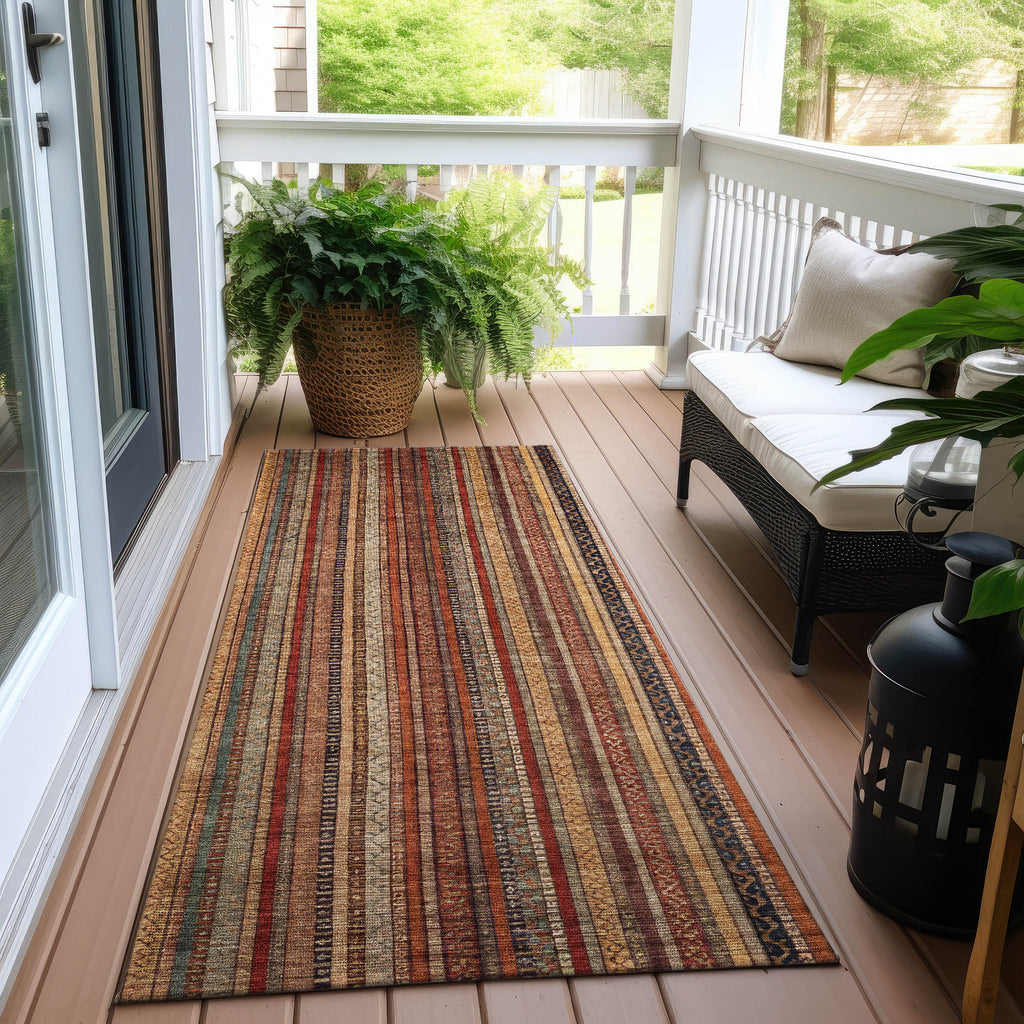 addison chantille acn1654 paprika rug
