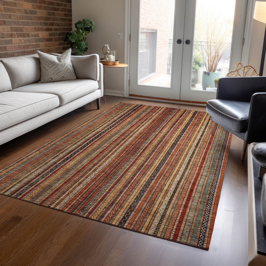 addison chantille acn1654 paprika rug