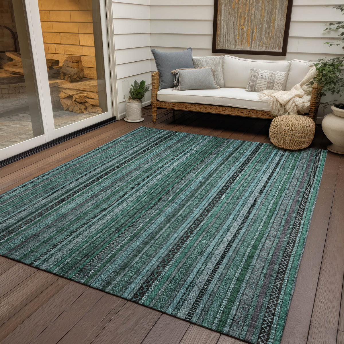 addison chantille acn1654 teal rug
