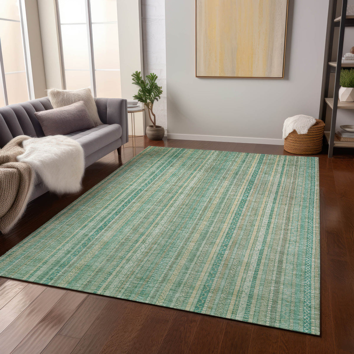 addison chantille acn1655 aqua rug