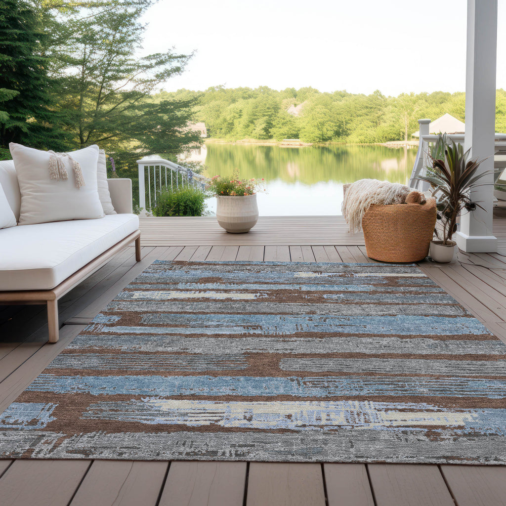 addison chantille acn1665 chocolate rug