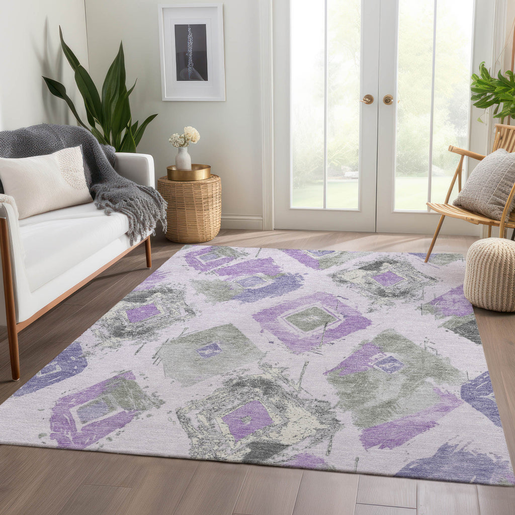 addison chantille acn1669 lavender rug