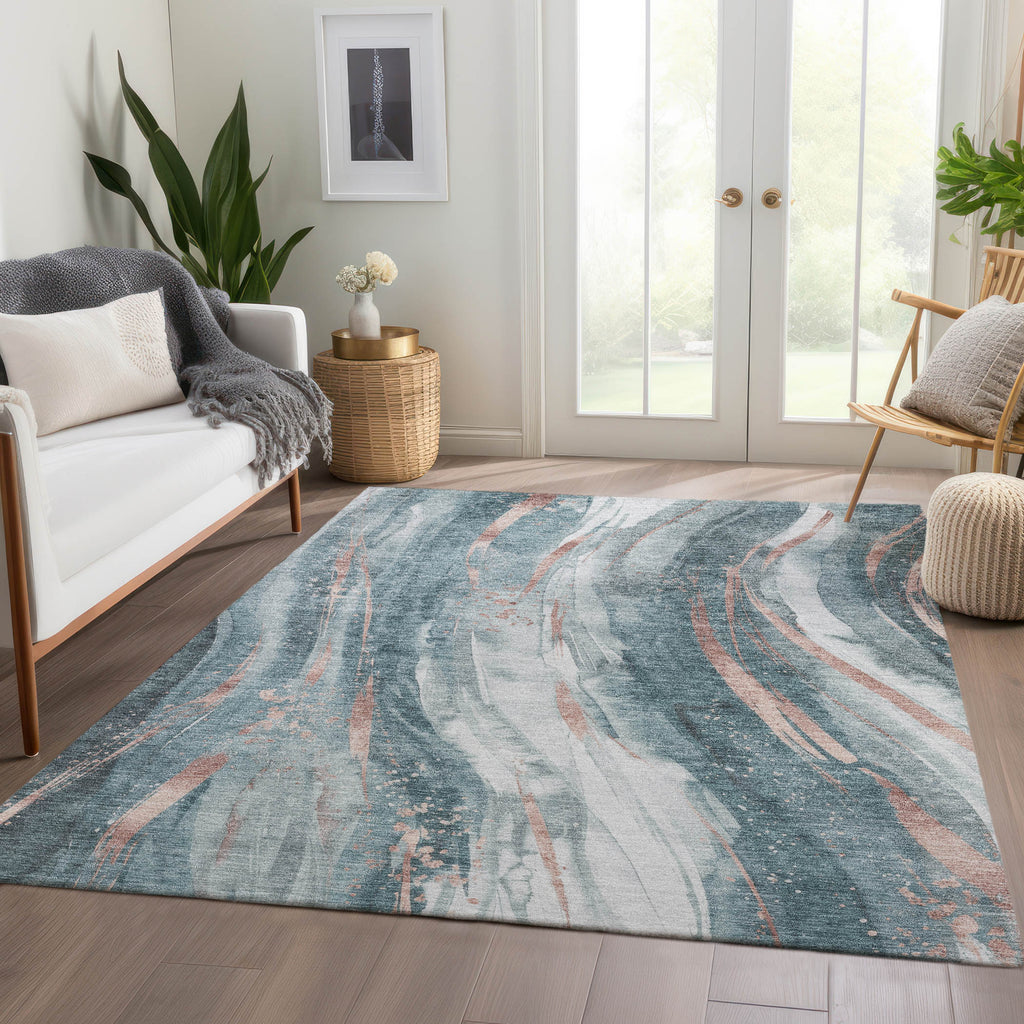 addison chantille acn1676 teal rug