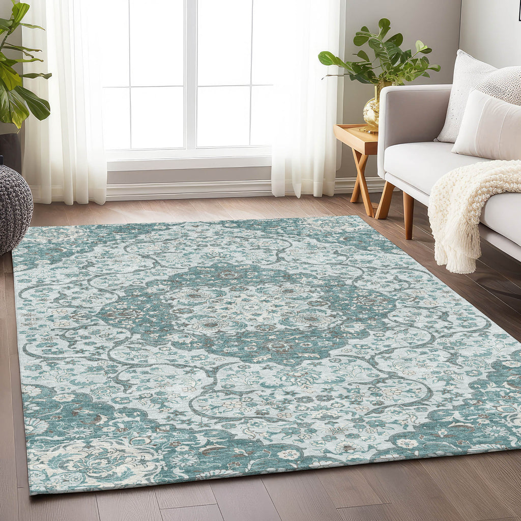 addison chantille acn1677 teal rug