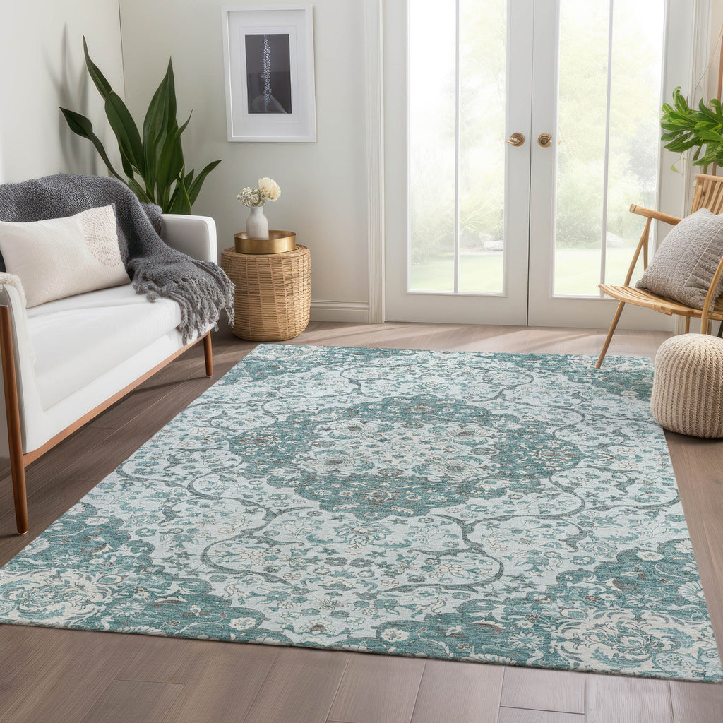 addison chantille acn1677 teal rug