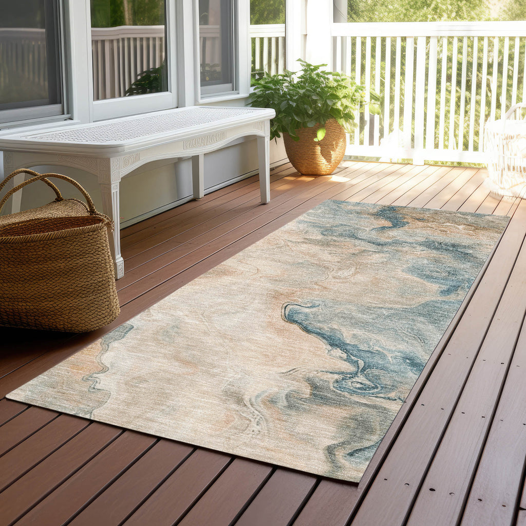 addison chantille acn1680 teal rug