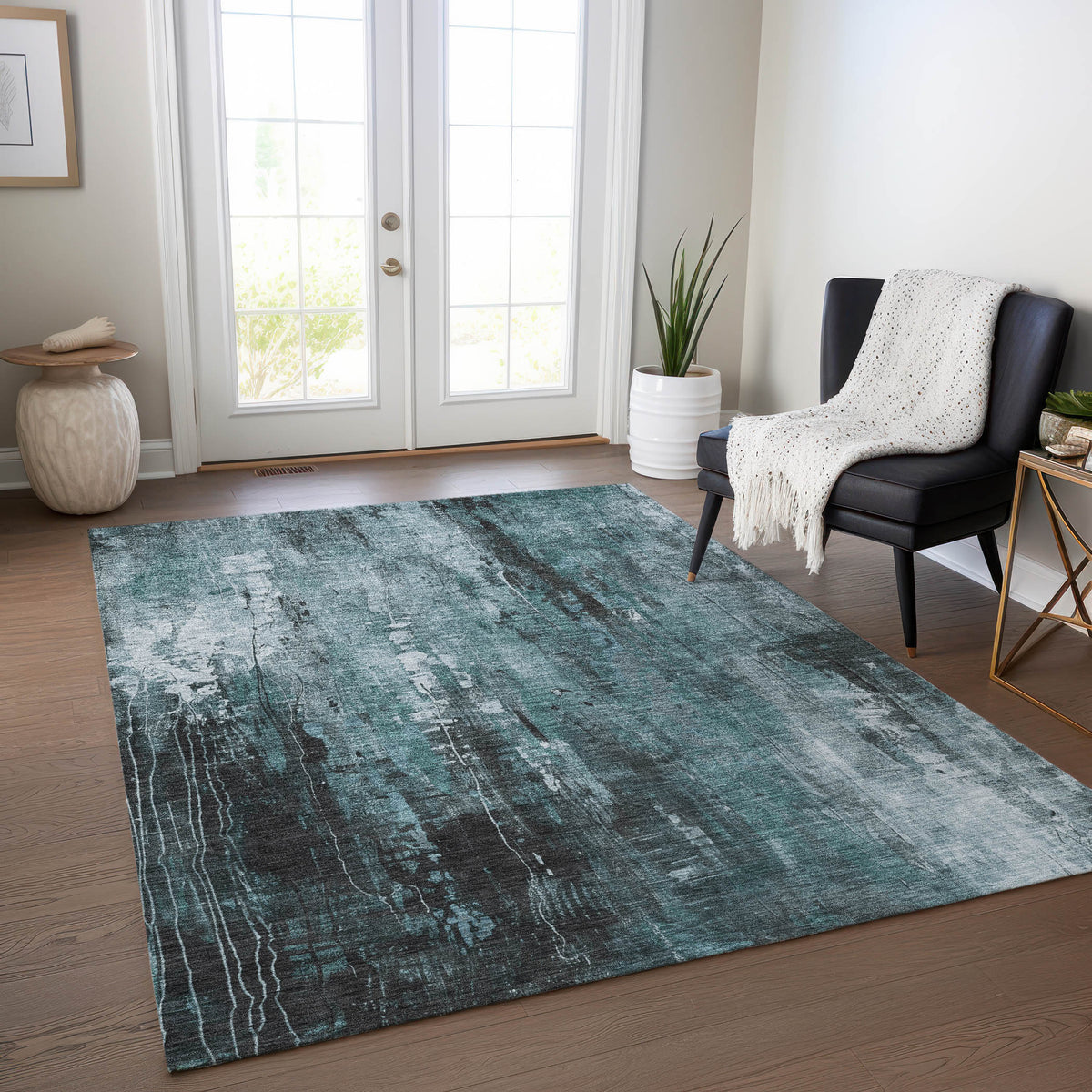 addison chantille acn1683 teal rug