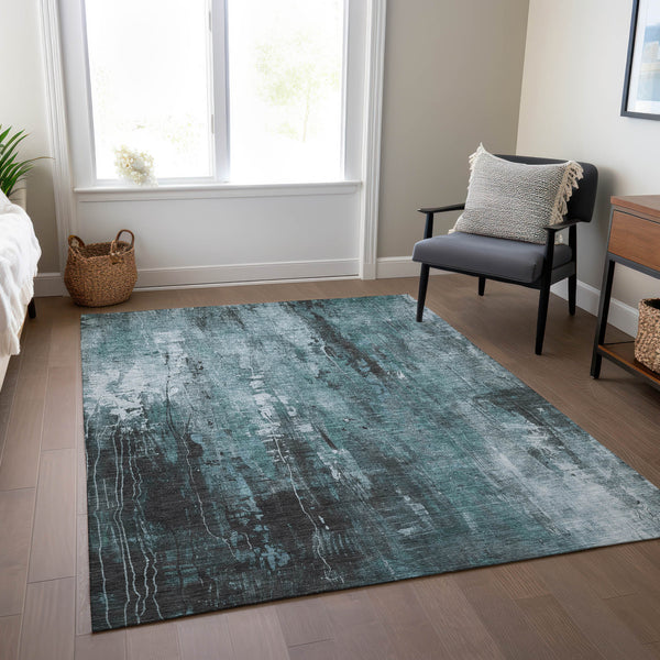 addison chantille acn1683 teal rug