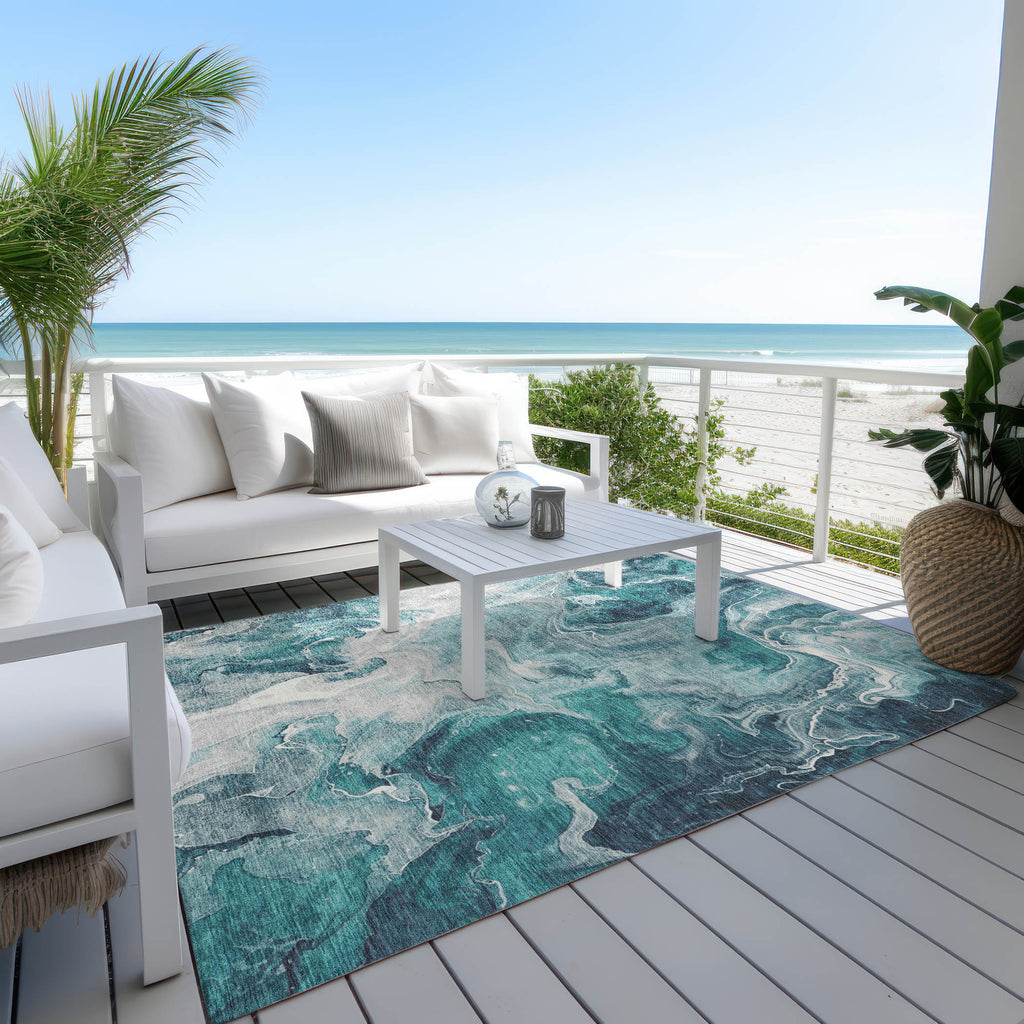 addison chantille acn1687 teal rug