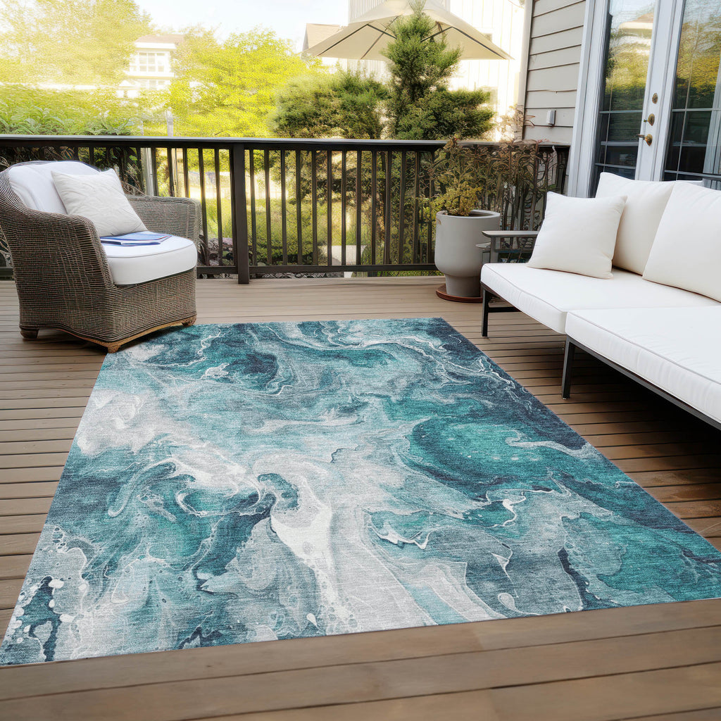 addison chantille acn1687 teal rug