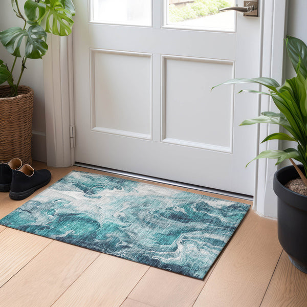 addison chantille acn1687 teal rug