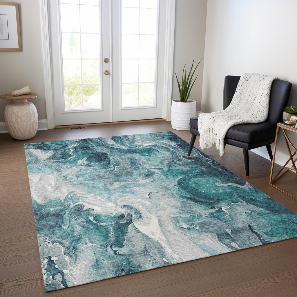 addison chantille acn1687 teal rug