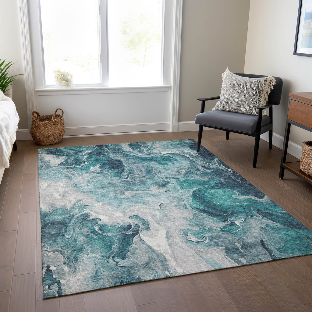 addison chantille acn1687 teal rug