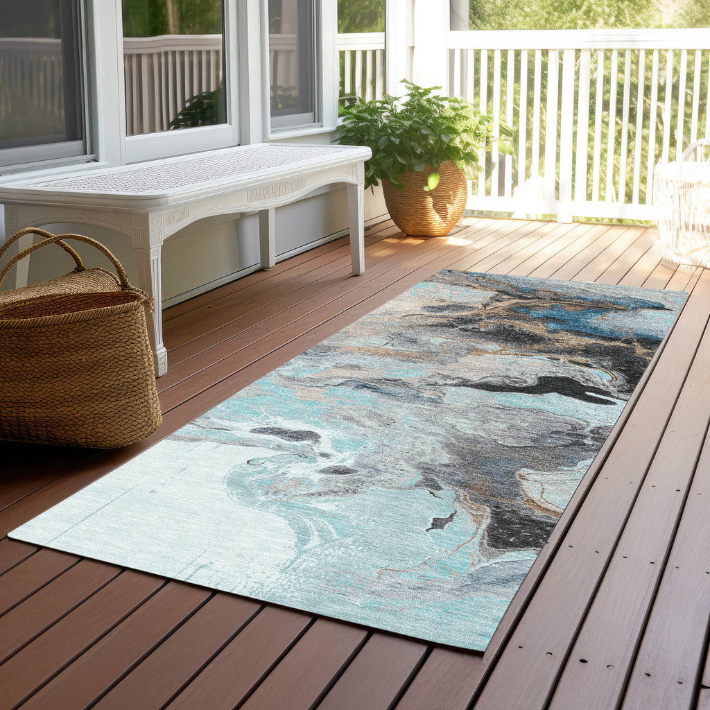 addison chantille acn1688 teal rug