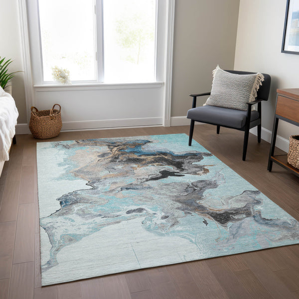addison chantille acn1688 teal rug