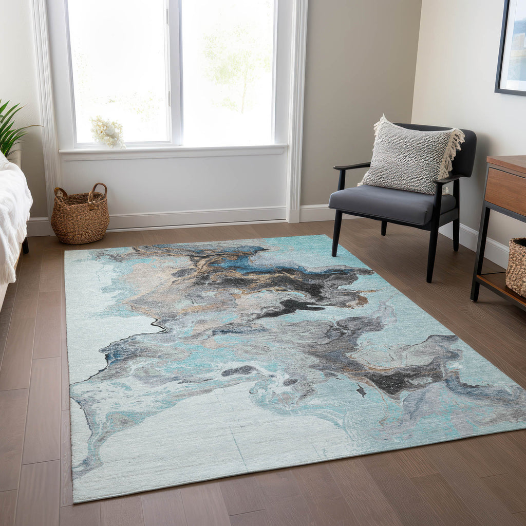 addison chantille acn1688 teal rug