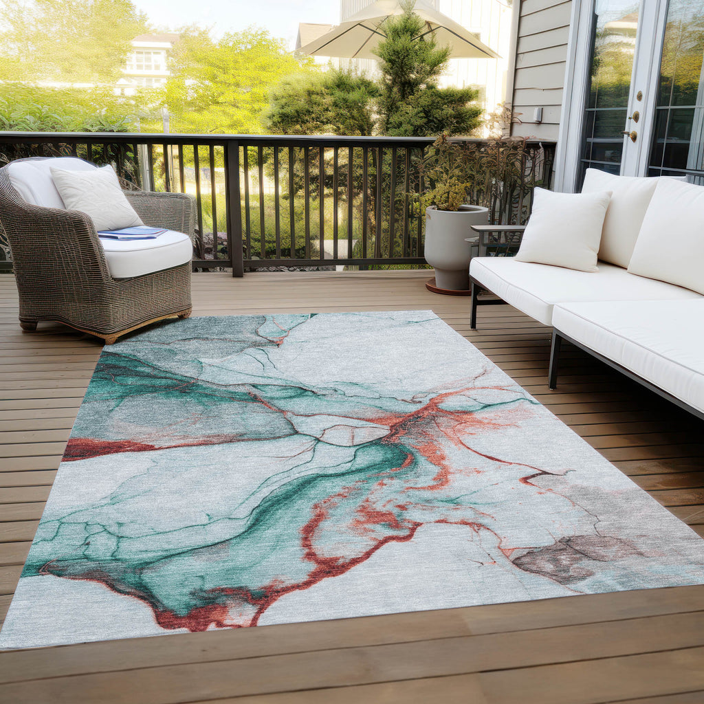 addison chantille acn1690 teal rug