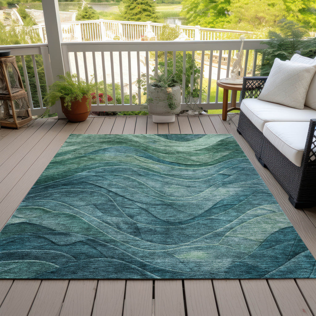 addison chantille acn1700 teal rug