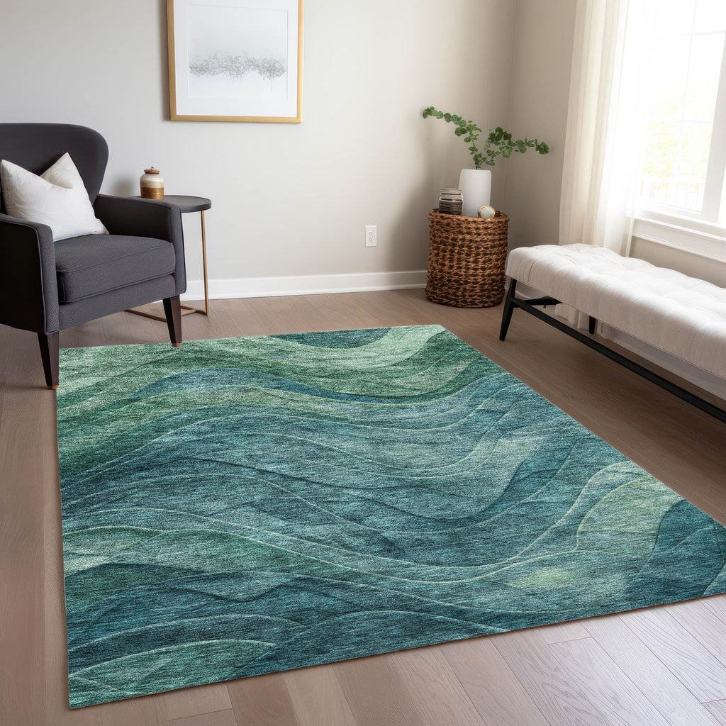 addison chantille acn1700 teal rug